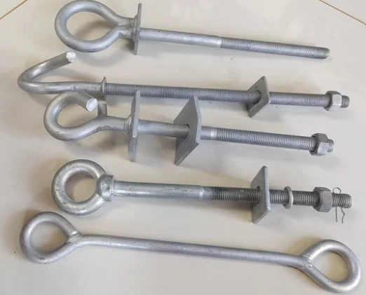 Anclajes de ojo y piezas especiales galvanizadas